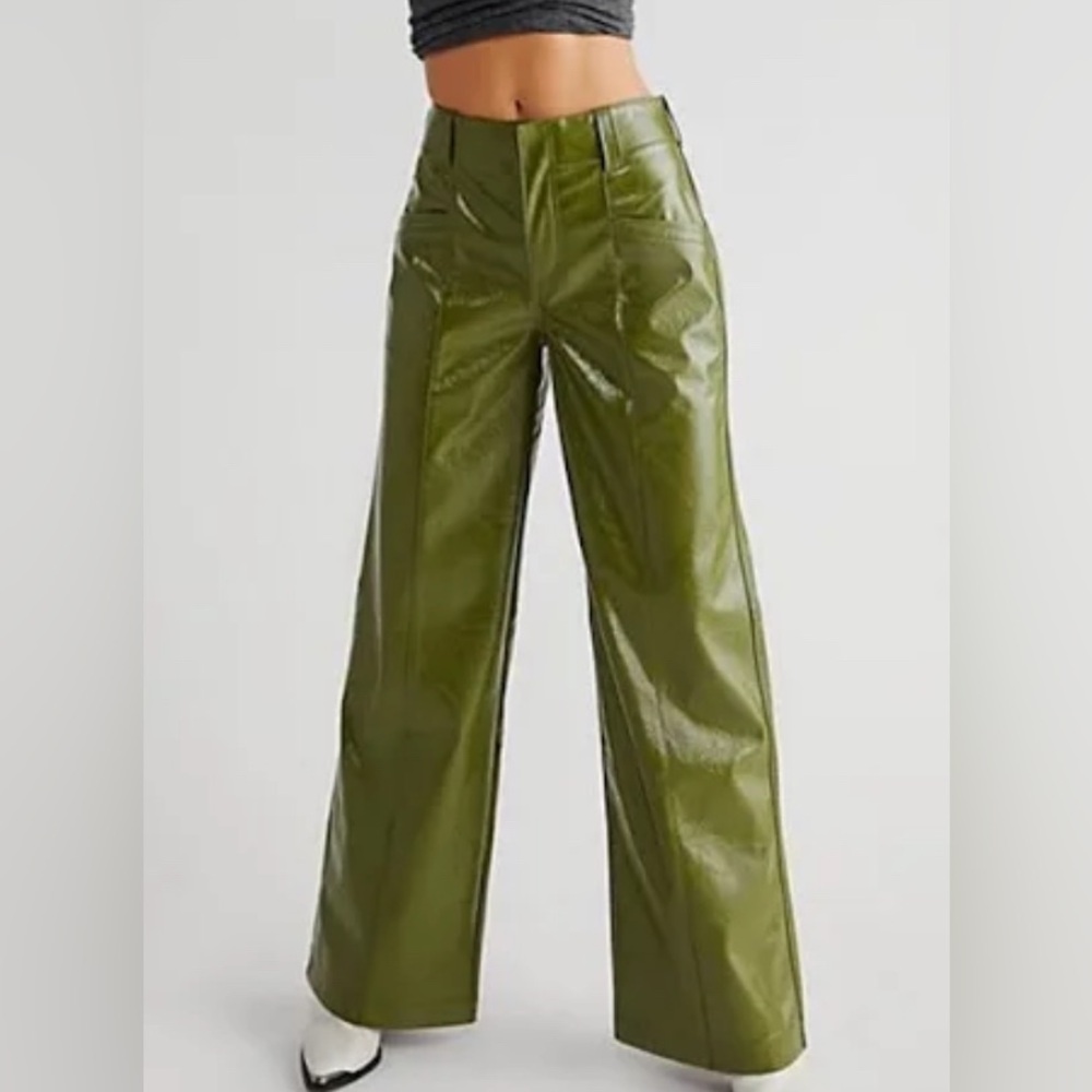 Free People Vegan Leather Pants